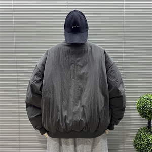 2025新标90白鸭绒冬季男螺纹立领羽绒服保暖外套8623-P320图片