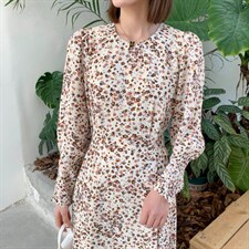 秋季新款韩版修身淑女气质高雅淑女时尚连衣裙，女装连衣裙，荷塘月色