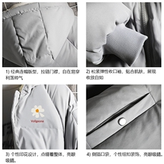 MY16059-P100加厚加绒连帽衣男大码服男面包服男网格挂拍，男装棉衣，电商A040A