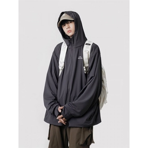 冰丝防晒服男式夏季薄款连帽夹克外套日系防紫外线夹克SF09-P40