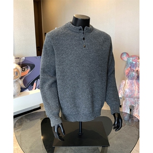 现货毛衣针织衫圆领男装M449-P50控88图片