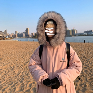 MM48116-P130 冬季大毛领棉衣男士大码加厚棉袄男棉服图片