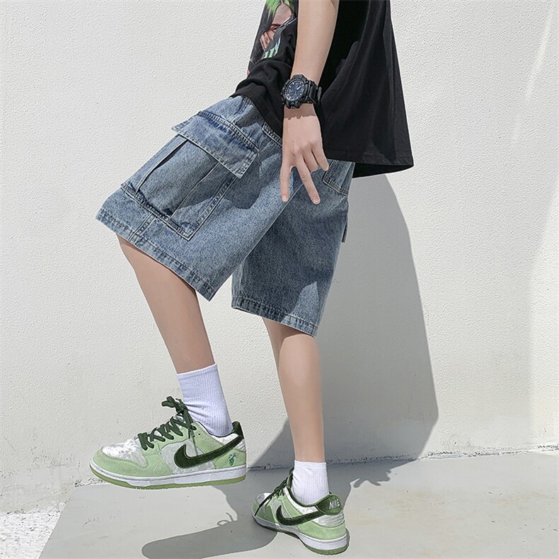 现货主推工装牛仔短裤NB727P45，男装牛仔裤，电商C303-1