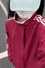 2026春季新款港风女模库存5W件可二开夹克M-5XHJ25188-特P35，男装夹克，电商A022