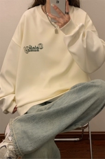 中性400克秋季宽松长袖卫衣男情侣秋装大码潮流外套女装S226-P48，女装短外套，电商A233-1