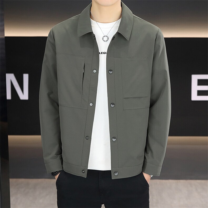 抖音直播主推春季高品质商务休息简约百搭夹克外套9817P120，男装夹克，电商B226