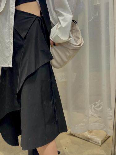 不规则半裙设计师款，女装半身裙，Alissa Lin