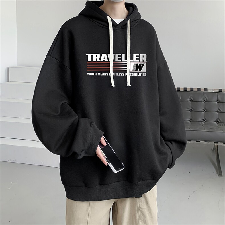 连帽卫衣男大码运动服帽衫外套WY2359-P35,男装卫衣,电商A040