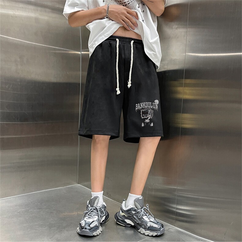 特P25控48品质夏麂皮绒休闲短裤休闲五分裤JDK463,男装牛仔裤,电商B370