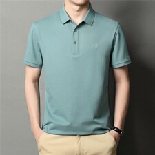 短袖t恤男polo衫翻领夏季刺绣新款男士保罗爸爸夏装潮流上衣男图片
