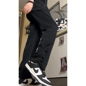 夏季新中式美式高街 hiphop盘扣休闲九分西裤货号K2422图片