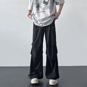 ZY5930-P38 降落伞兵裤子男夏薄款速干直筒机能冲锋工装阔腿裤图片