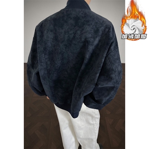 2025 HJ25595加厚 港风内景大码立领皮棉衣M-5X HM25599-特P69图片