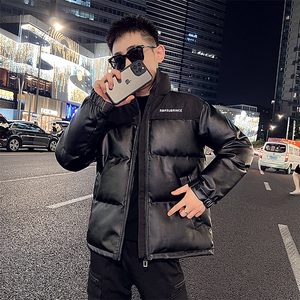 社会小伙冬季皮棉衣男加厚男士棉服潮流棉袄青年A266-P01-P80图片