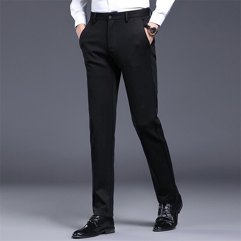 CD6855钱塘2020-2秋季新款中年男士西裤修身商务休闲百搭长裤P92,男装休闲裤,钱塘207-2