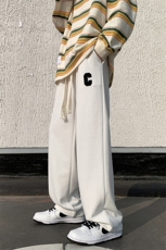 内里包边高货直播得物现货男大码宽松拖地裤，男装休闲裤，电商A161-2