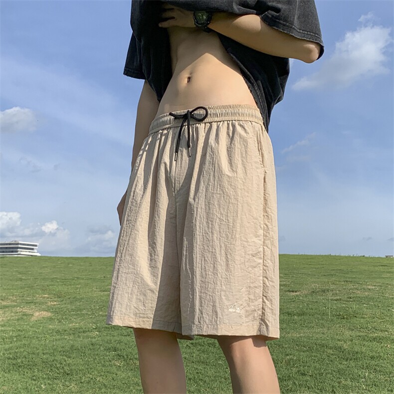 夏季速干短裤男士休闲宽松网红同款潮牌痞帅五分裤DK310-特批15，男装休闲裤，星座718-1