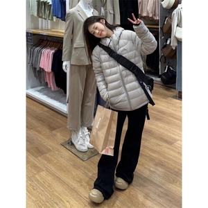 羽绒棉服女2025年新款冬季轻薄小棉袄高级感连帽复古美式加厚外套图片