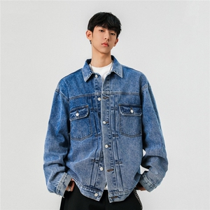 25款抖音品质牛仔夹克宽松韩版工装潮流水洗外套N995/P98 148图片