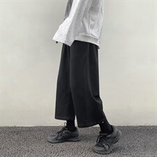 现货！！春季阔腿休闲宽松九分裤卫裤B377-KN118-P45限价58，男装休闲裤，电商B377