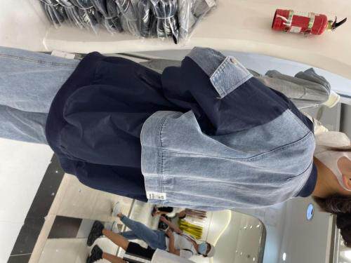2021 牛仔拼色图片