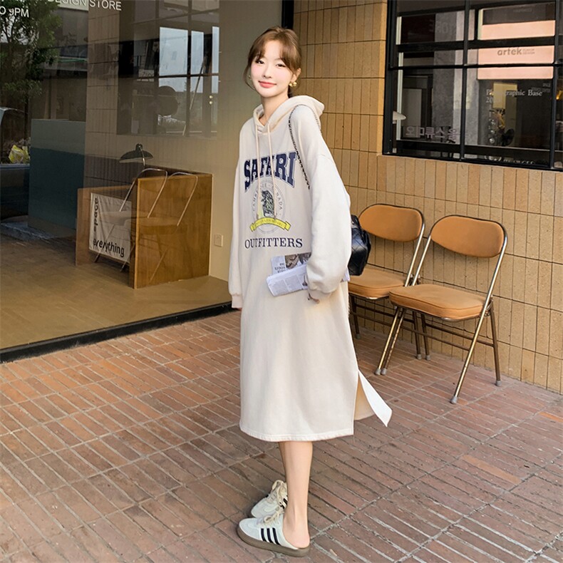 【档口有货】26年春装新款休闲宽松卫衣裙5501-P130K188,女装卫衣/绒衫,2D112