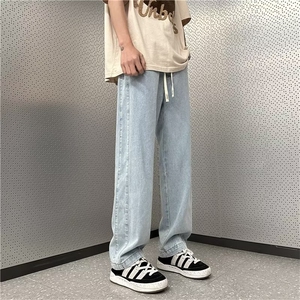美式牛仔裤男春秋新款休闲直筒裤T1628P42图片