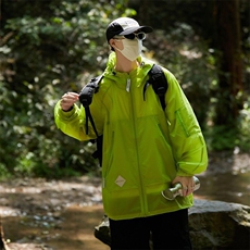 户外防晒衣男女纯色夏透气防紫外线情侣防晒服连帽外套W6571-P47，男装防晒衣，星座412-2