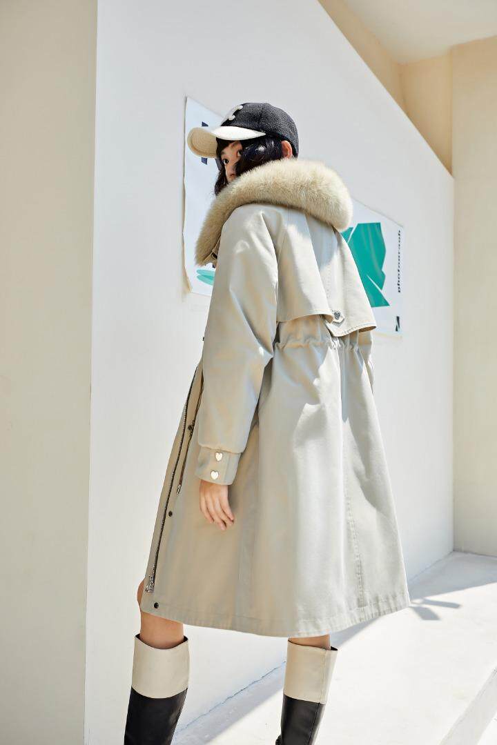 现货冬装羽绒派克服，内胆可脱卸，毛领可脱卸，其它，千浪依族