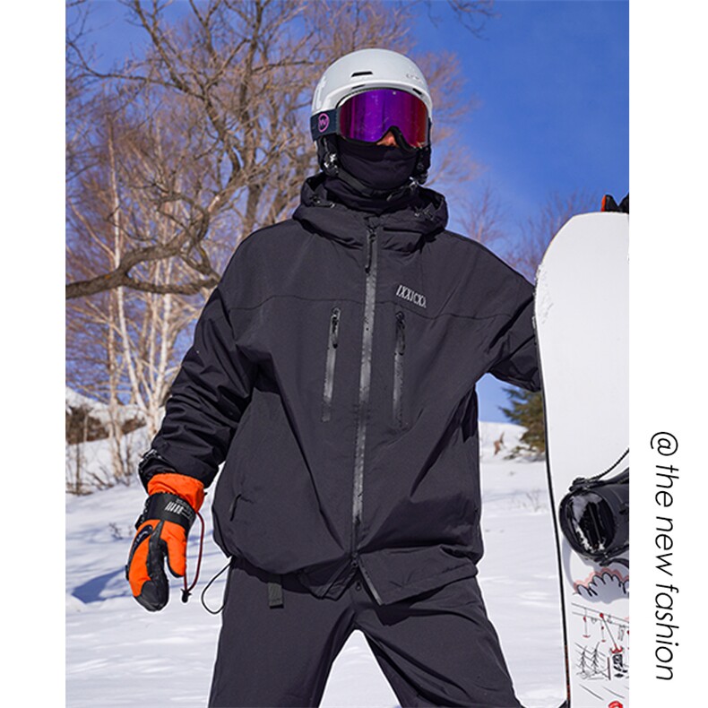 防风防水登山服男蓄热抗寒中性风大码加绒滑雪服HF88-P195控298,男装卫衣,电商A001