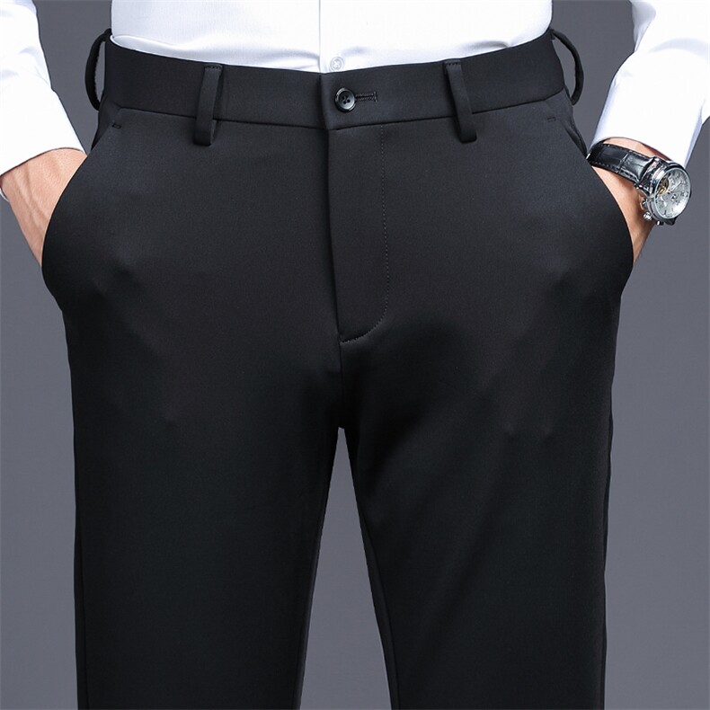 CD6807春秋锦氨精品高端男士休闲裤高弹不紧绷舒适数据好P108,男装休闲裤,钱塘207-2