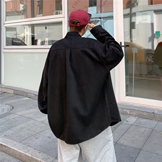 男纯色衬衫潮流气质长袖青春流行文艺新款日系J582P40，男装衬衫，星座1116-2