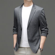 M5558-1钱塘2020-3春夏新款男士休闲西服简约百搭外套货稳P135，男装西服，钱塘207-3