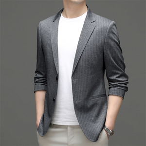 M5558-1钱塘2020-3春夏新款男士休闲西服简约百搭外套货稳P135图片