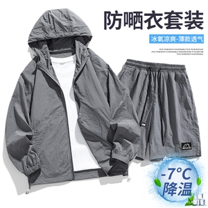 主推大货~夏季upf50+ 情侣户外防晒衣套装 F719特P65图片