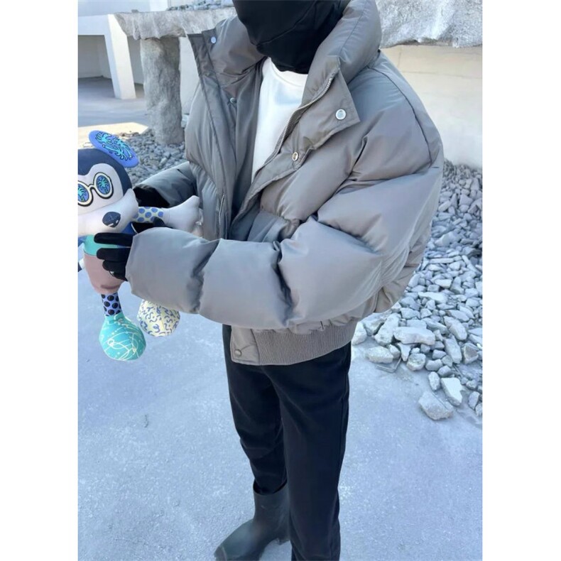 网络图现货！立领短款棉衣加厚高级设计感小众棉服外套RJY66-P95图片
