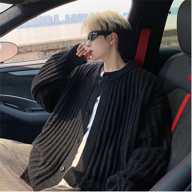 毛衣男秋冬新款港风宽松针织毛衫MYA6-P65，男装针织衫/毛衣，星座214-3