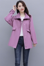 风衣女中长款2021春秋韩版宽松百搭流行小个子休闲外套，女装风衣，瑶迪依秀