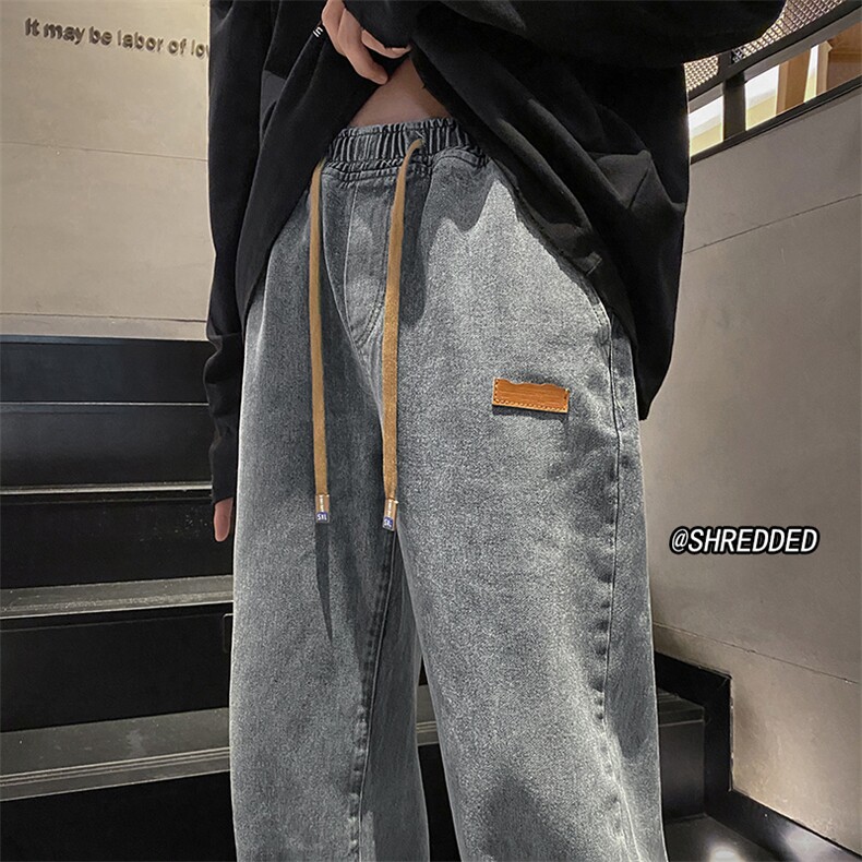 品质休闲牛仔裤男贴标长裤vibe高街百搭裤子B315-K5550-P45控58,男装牛仔裤,电商B315
