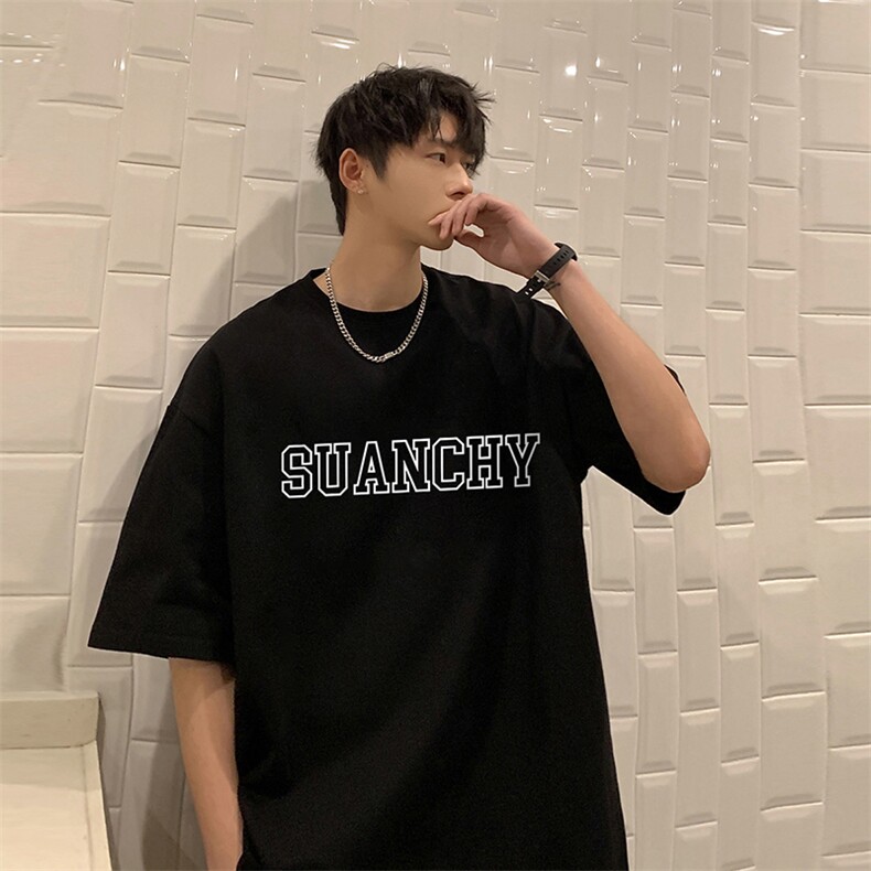 麂皮绒短袖t恤男大码半袖男 JD82229-P25图片