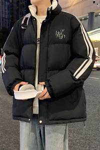 量大优可提供视频冬棉衣立领条纹HD019-1-MF5271-P75图片
