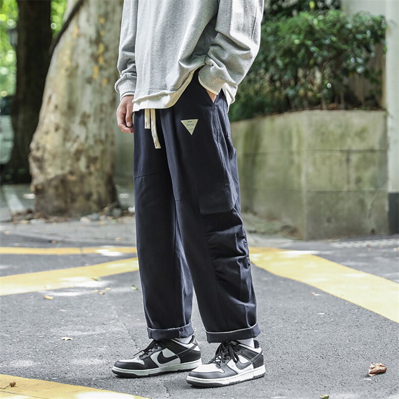 2023秋冬新款cityboy宽松直筒休闲裤工装裤K245-P50,男装休闲裤,星座914-3
