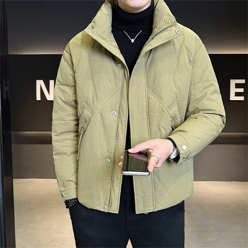 标50绒店主风2025新款立领短款羽绒服外套8302-P185(控券后278),男装羽绒服,电商B328