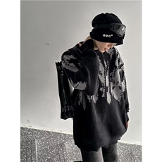 美式圆领毛衣男慵懒风休闲针织衫X025P43，男装针织衫/毛衣，星座1116-2