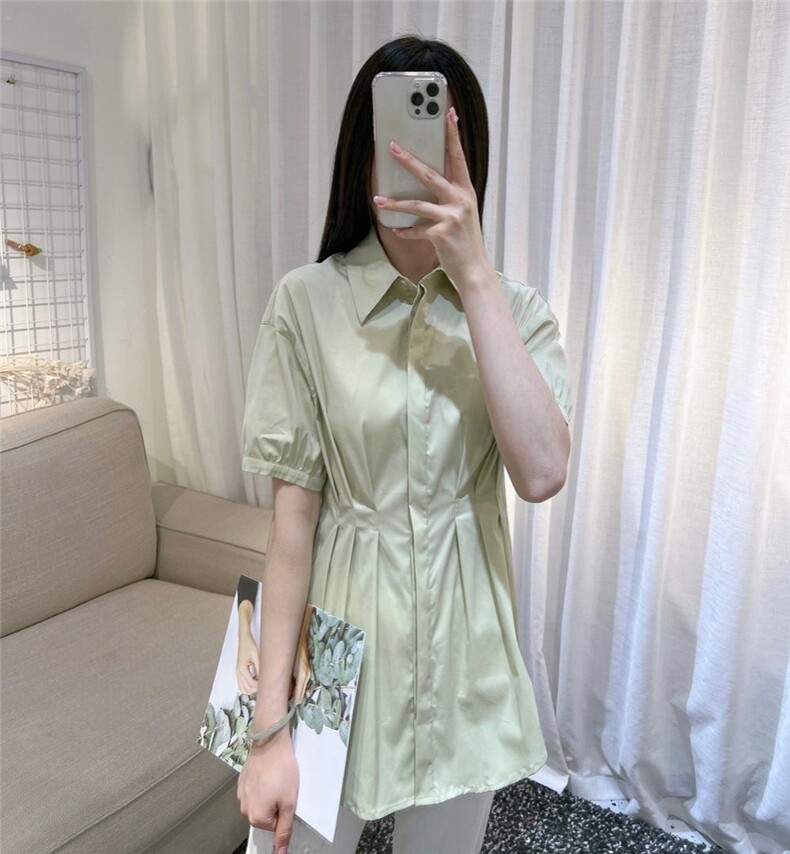 DINOBIENS【现货】夏季新款韩版收腰显瘦衬衣，其它，迪诺比亚