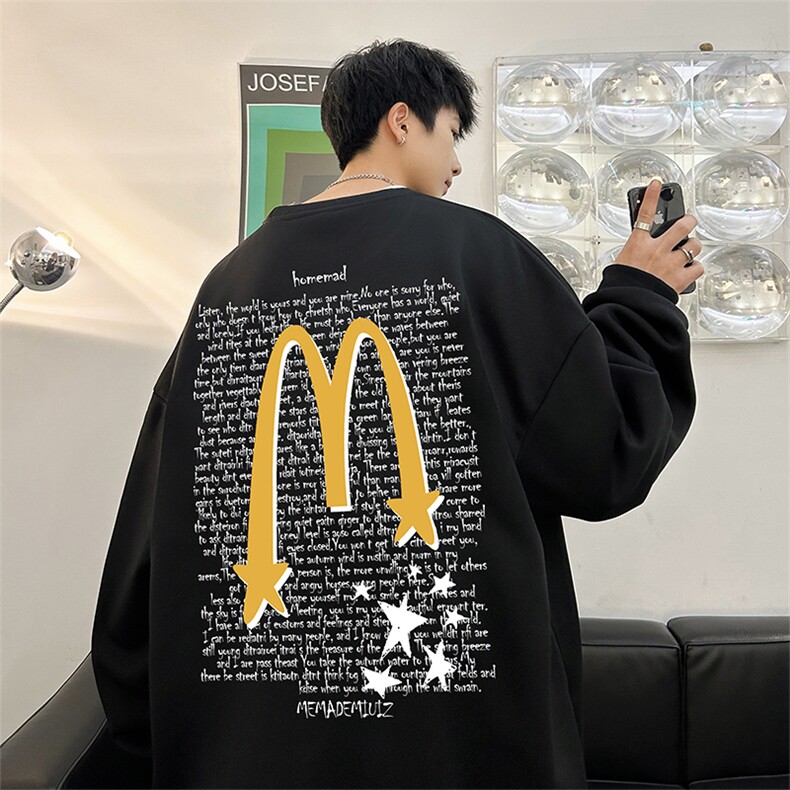抖音得物供货可提供视频2024春季新款重磅美式卫衣DY5596,男装卫衣,电商A486