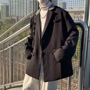 西装外套男潮牌ins高级感炸街痞帅休闲西服 XF305-P58图片