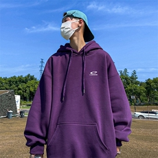 抖音得物供货可提供视频春装重磅美式宽松连帽卫衣DL2396，男装卫衣，电商A486-1