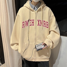 抖音供货、复合重磅360克现货开衫卫衣宽松D223A-KS2316-特P45，男装卫衣，电商019-1