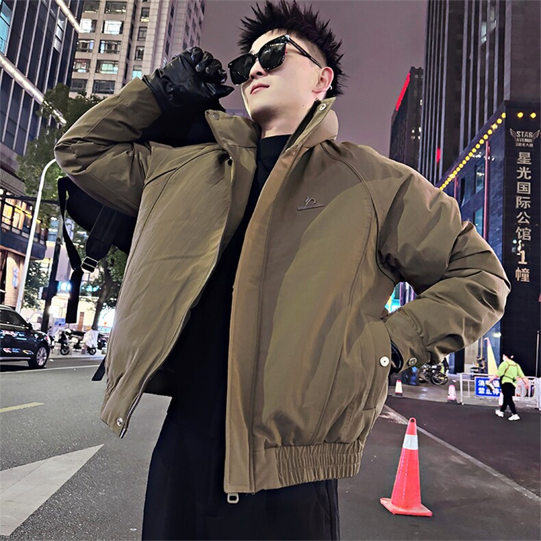 B55/P148控188冬季高级感加厚立领棉服痞帅百搭上衣休闲男装首1图片
